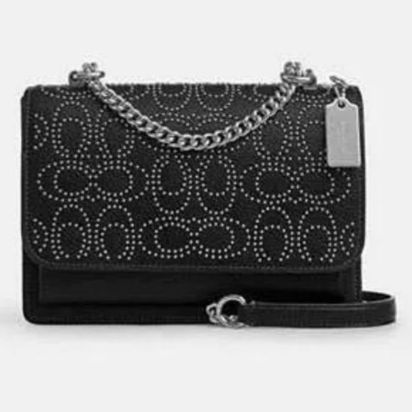 New coach Klare Crossbody Bag With Signature Rivets - Picture 1 of 8